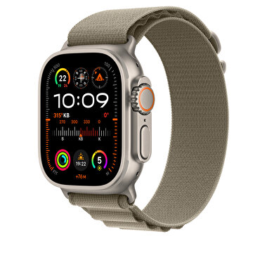 49 mm Klasik Zeytin Yeşili Alpine Loop - Büyük Boy MT5V3ZM/A