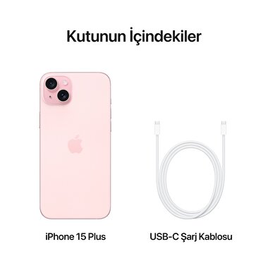 Apple iPhone 15 Plus 128GB Pembe  MU103TU/A