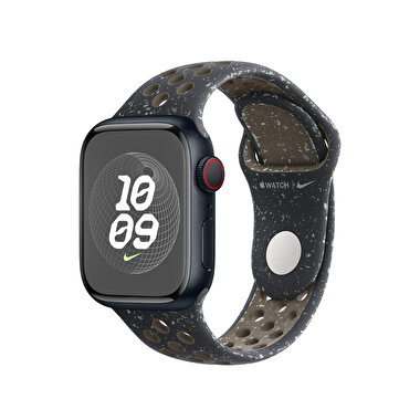 41 mm Gece Siyahı Nike Spor Kordon - S/M MUUN3ZM/A