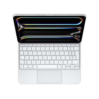 11 inç iPad Pro (M4) için Magic Keyboard - Türkçe F Klavye - Beyaz MWR03TU/A