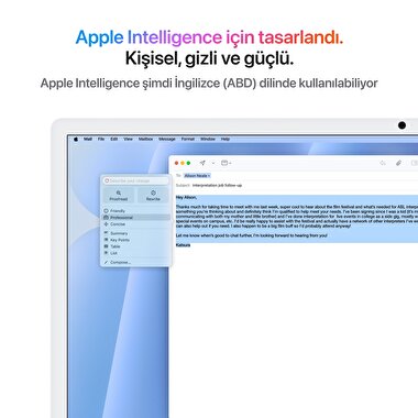 Apple iMac 24inc Retina 4.5K, M4 10-core CPU, 10-core GPU, 16GB Bellek, 512GB SSD, Mavi  MWV33TU/A