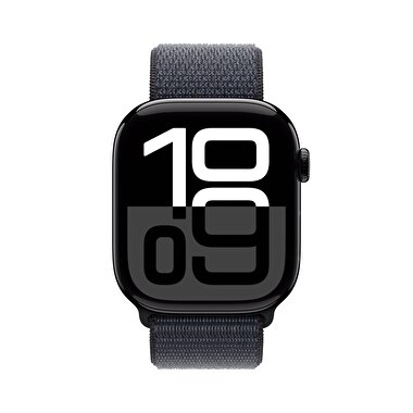 Apple Watch Series 10 GPS + Cellular 42mm Simsiyah Alüminyum Kasa  Mürekkep Moru Spor Loop  MWX83TU/A