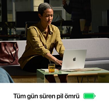MacBook Pro 14 inç M4 Pro Çip 12CPU 16GPU 24GB Bellek 512GB SSD Gümüş MX2E3TU/A