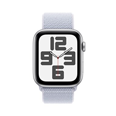 Apple Watch SE GPS 40mm Gümüş Rengi Alüminyum Kasa  Bulut Mavisi Spor Loop  MXEE3TU/A