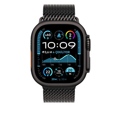49mm Siyah Titanyum Milano Loop - Orta Boy - MXKG3ZM/A MXKG3ZM/A