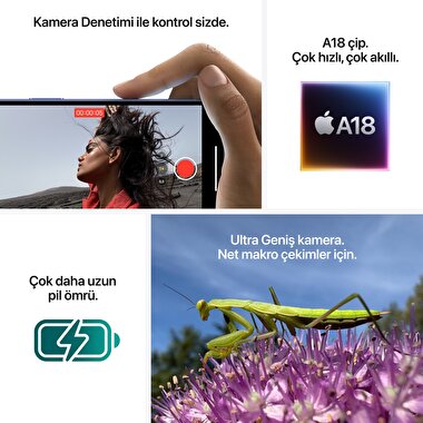 Apple iPhone 16 Plus 128GB Laciverttaş  MXVX3TU/A