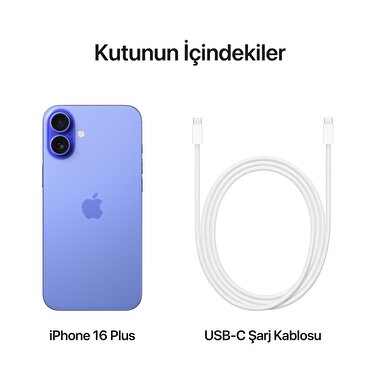 Apple iPhone 16 Plus 128GB Laciverttaş  MXVX3TU/A