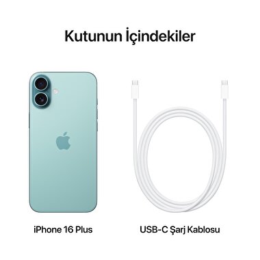 Apple iPhone 16 Plus 128GB Deniz Mavisi  MXVY3TU/A