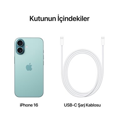 Apple iPhone 16 256GB Deniz Mavisi  MYEJ3TU/A