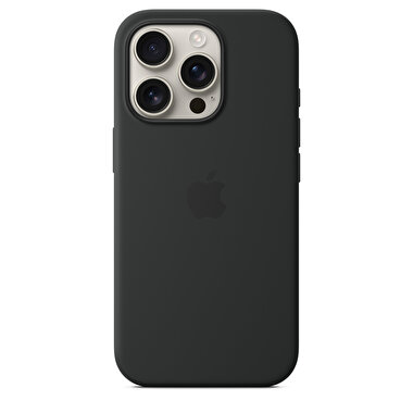 iPhone 16 Pro için MagSafe özellikli Silikon Kılıf - Siyah MYYJ3ZM/A