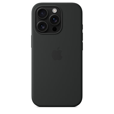 iPhone 16 Pro için MagSafe özellikli Silikon Kılıf - Siyah MYYJ3ZM/A