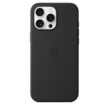 iPhone 16 Pro Max için MagSafe özellikli Silikon Kılıf - Siyah MYYT3ZM/A