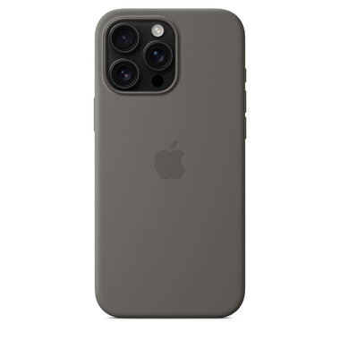 iPhone 16 Pro Max için MagSafe özellikli Silikon Kılıf - Taş Grisi MYYV3ZM/A