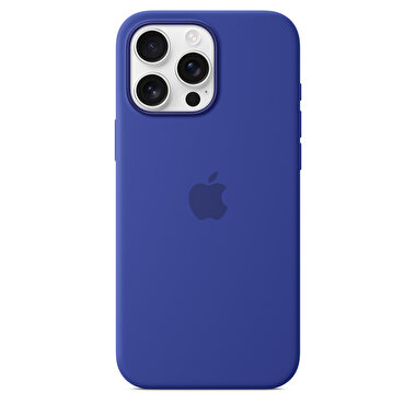 iPhone 16 Pro Max için MagSafe özellikli Silikon Kılıf - Laciverttaş MYYY3ZM/A