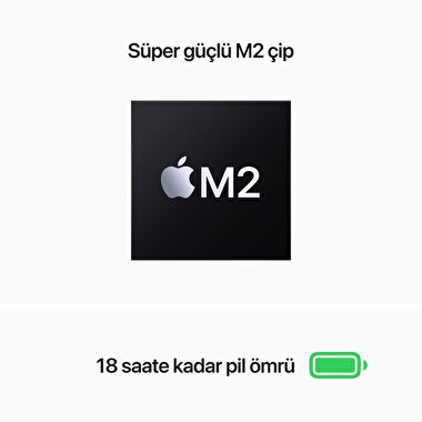 MacBook Air 13" M2 16C 8CPU 8GPU 16GB/ 512GB Gece Yarısı Z1600010A