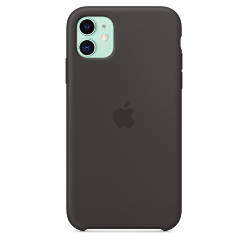iPhone 11 için Silikon Kılıf - Siyah