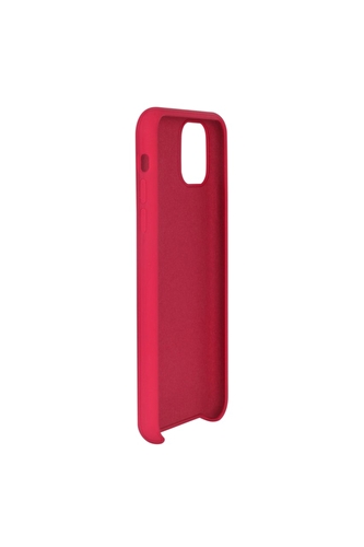 PRO iPhone 11 Pro Silikon Koruma Kılıfı - Gül Kırmızısı