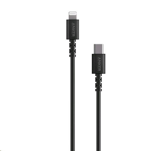 ANKER Powerline USB-C To Lightning Şarj Kablosu (0.9M) Siyah
