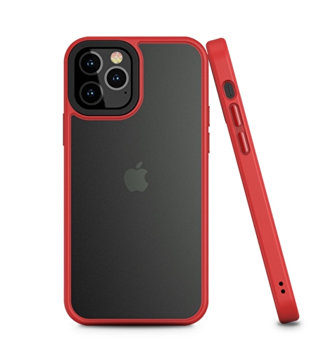 Piili iPhone 13 Pro Max Kılıfı Focus - Kırmızı