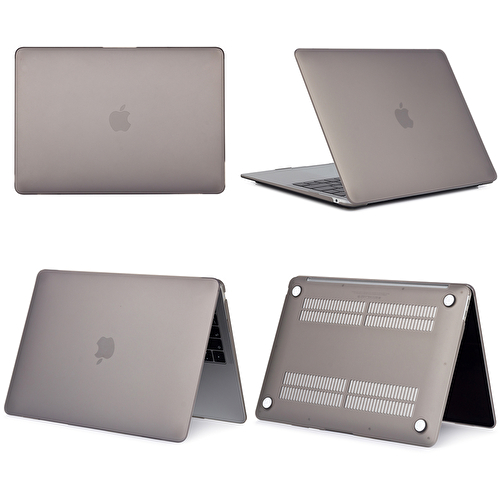 Piili MacBook Pro 13 Hardshell Mat Kapak - Gri