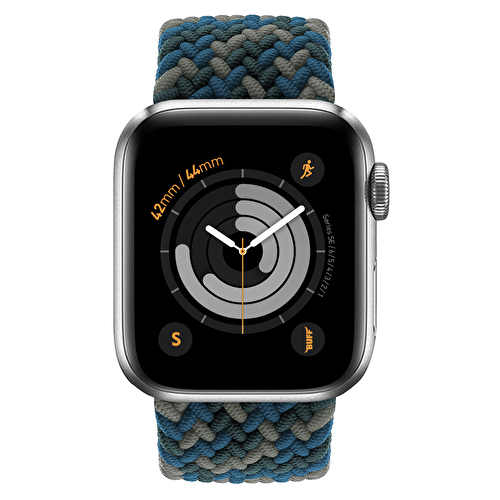 Buff Apple Watch Örgülü Kordon 42/44 S - Karışık