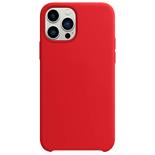 Buff iPhone 13 Pro Max Rubber Fit Kılıf - Kırmızı