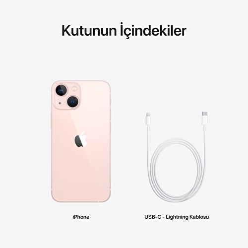 Apple iPhone 13 mini 512GB Pembe - MLKD3TU/A