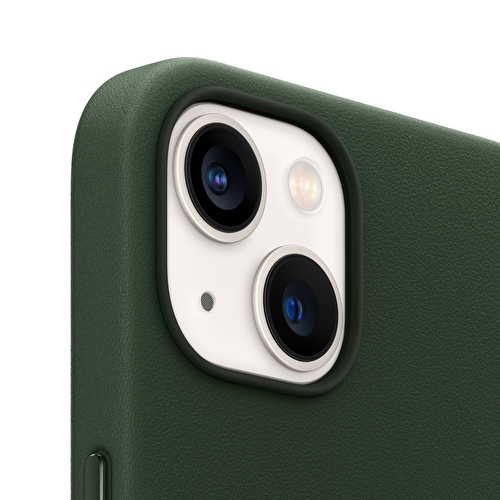 iPhone 13 için MagSafe özellikli Deri Kılıf - Sekoya Yeşili