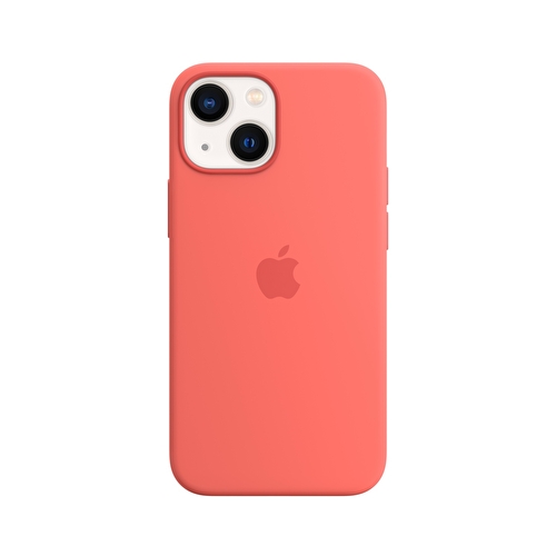 iPhone 13 mini için MagSafe özellikli Silikon Kılıf - Pembe Pomelo