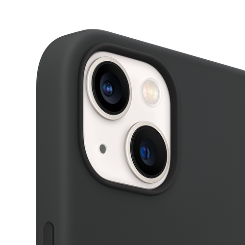 iPhone 13 mini için MagSafe özellikli Silikon Kılıf - Gece Yarısı
