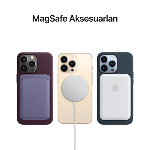 iPhone 13 Pro için MagSafe özellikli Silikon Kılıf – Gece Yarısı