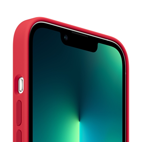 iPhone 13 Pro için MagSafe özellikli Silikon Kılıf – (PRODUCT)RED