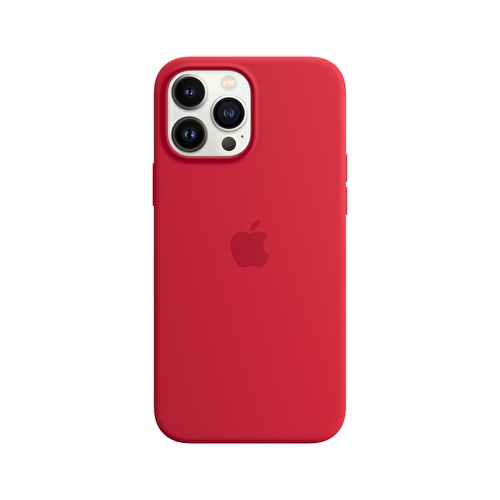 iPhone 13 Pro Max için MagSafe özellikli Silikon Kılıf – (PRODUCT)RED