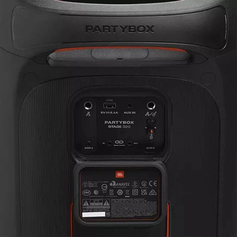 JBL Partybox Stage320 Bluetooth Hoparlör Siyah 1200130008764