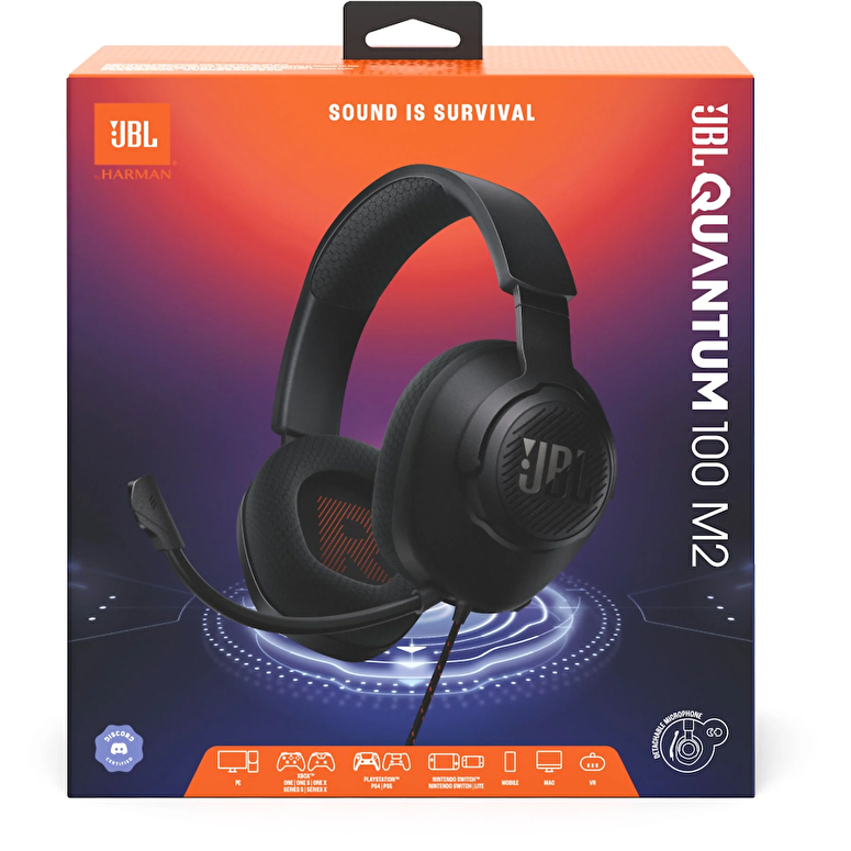 JBL Quantum 100M2Gaming KulaklıkKabloluSiyah 1200130015519