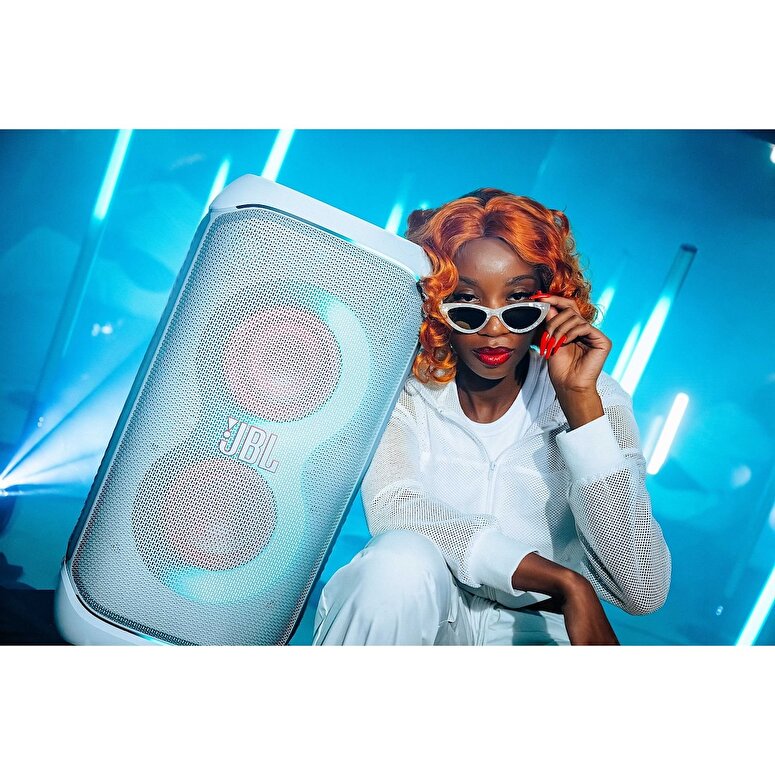 JBL Partybox Stage320 Bluetooth Hoparlör Beyaz 1200130018947