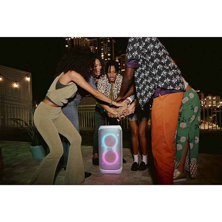 JBL Partybox Stage320 Bluetooth Hoparlör Beyaz 1200130018947