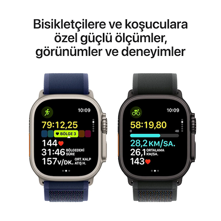 Teşhir - Apple Watch Ultra 2 GPS + Cellular 49mm Siyah Titanyum Kasa 3N459TU/A