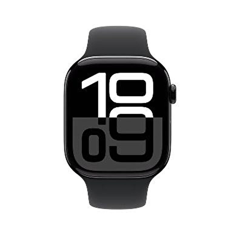 Teşhir - Apple Watch Series 10 GPS 46mm Simsiyah Alüminyum Kasa - Spor Kordon S/M 3N496TU/A