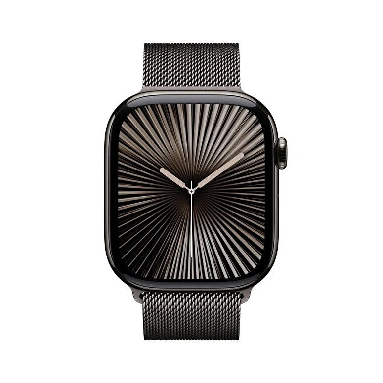 Teşhir - Apple Watch Series 10 GPS + Cellular 46mm Arduvaz Titanyum Kasa Arduvaz Milano Loop 3N653TU/A