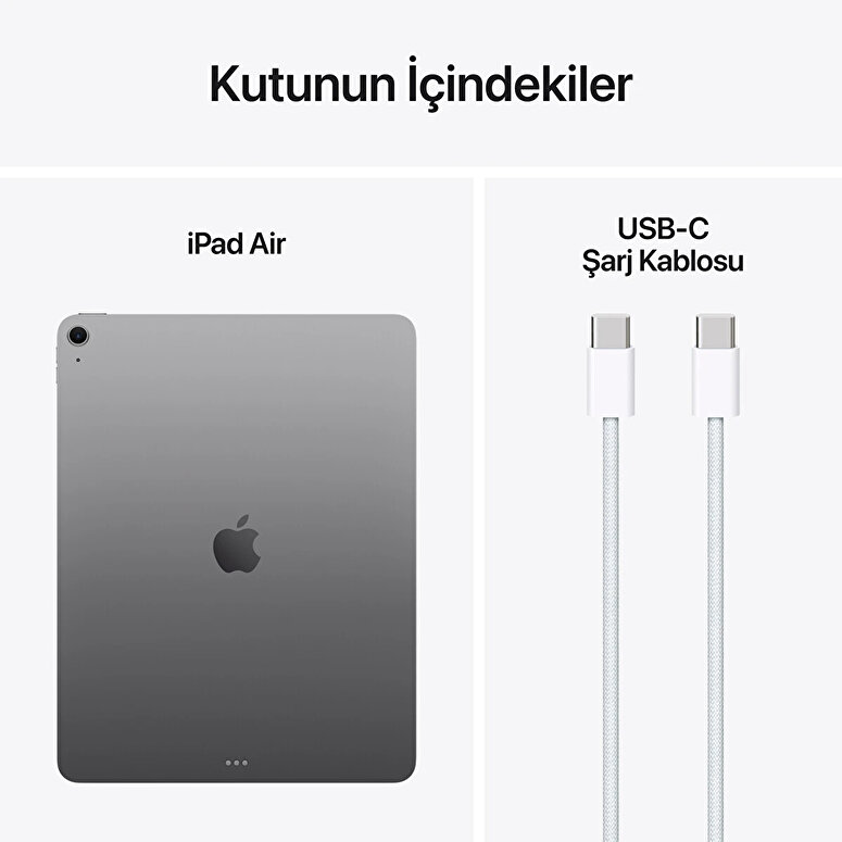 Demo - Apple 13 inç iPad Air M3 Wi-Fi 128GB Uzay Grisi 3N727ZM/A