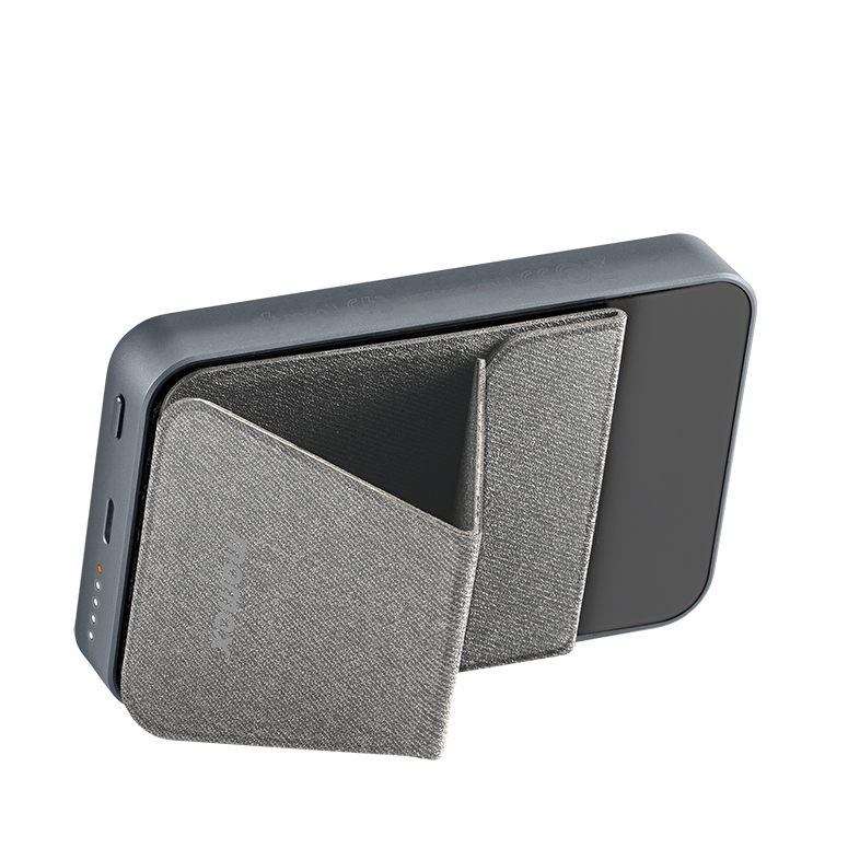 Momax Magnetic Stand Powerbank 5000Mah - Siyah 4894222068124