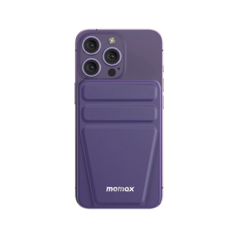 Momax Magnetic Standlı Powerbank 10000Mah - Mor 4894222071476