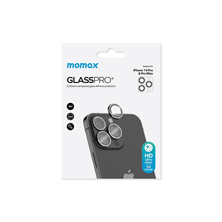 Momax iPhone 14 Pro/Pro Max Lens Koruyucu - Mor 4894222071797