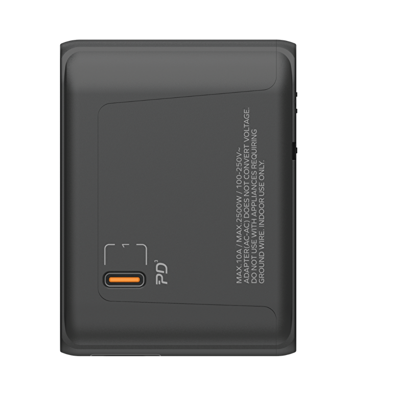 Momax 5 Port + AC Seyahat Adaptörü - Titanyum 4894222074620
