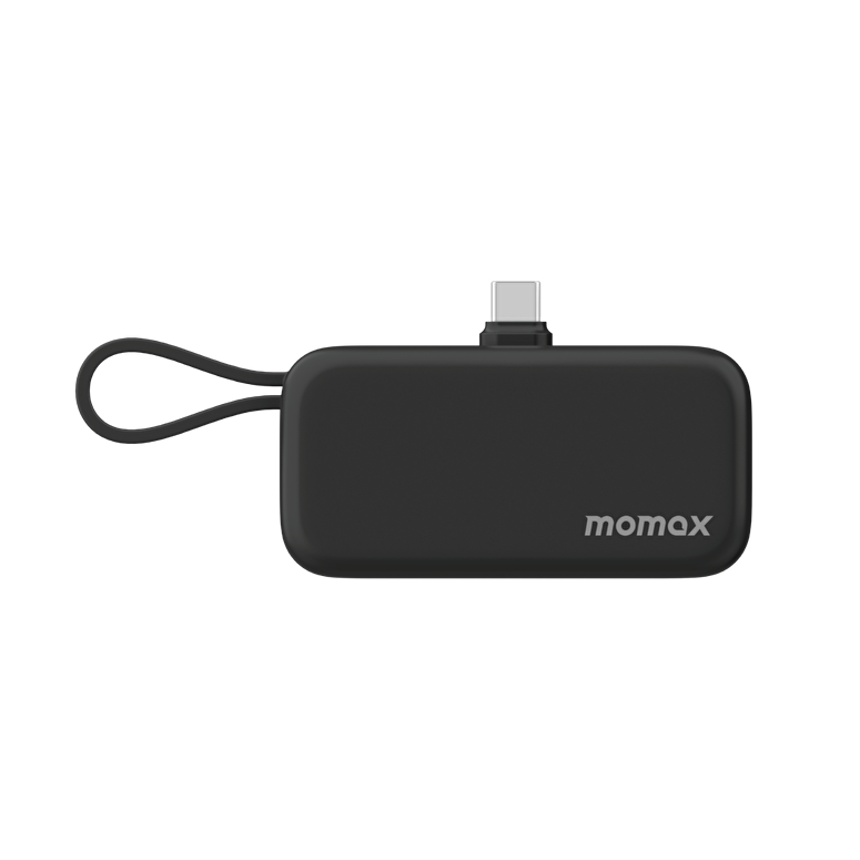 Momax Power Mini 5000mAh USB-C Powerbank-Siyah 4894222075177