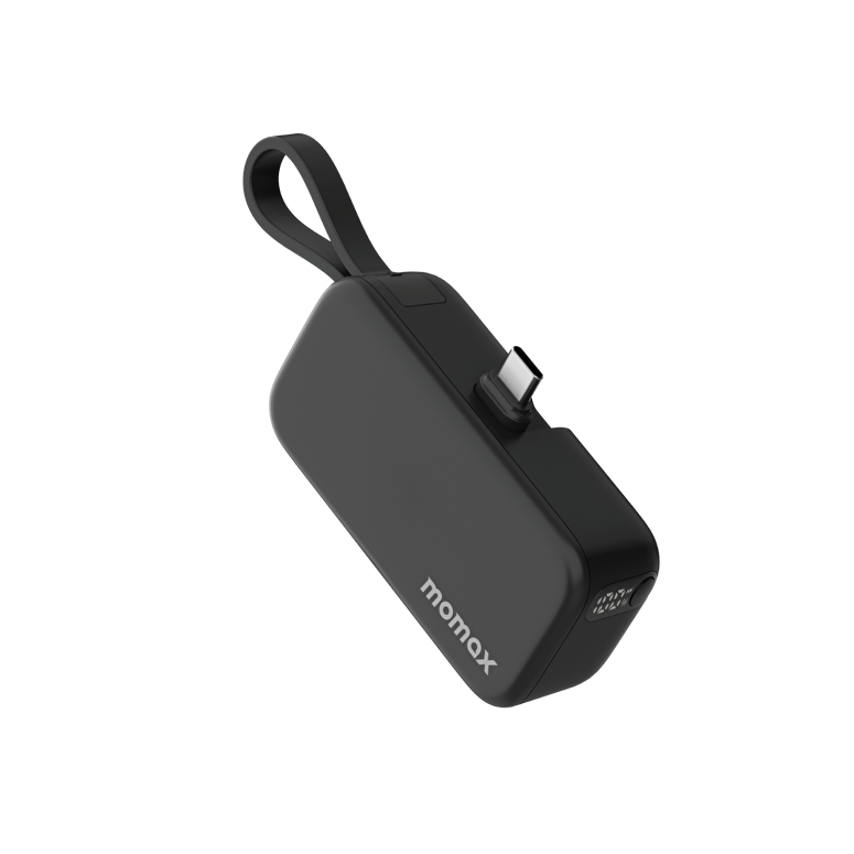 Momax Power Mini 5000mAh USB-C Powerbank-Siyah 4894222075177