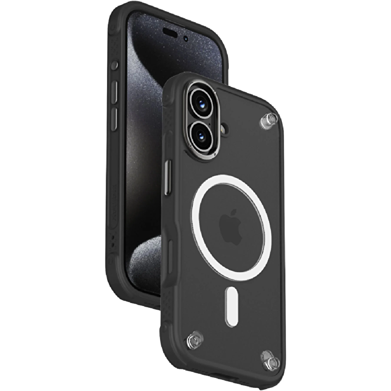 Momax iPhone 16 Air CaseForm Magsafe Kılıf - Siyah 4894222077614