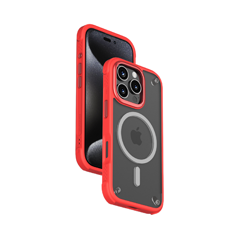 Momax iPhone 16 Pro Air Magsafe Kılıf - Kırmızı 4894222077676