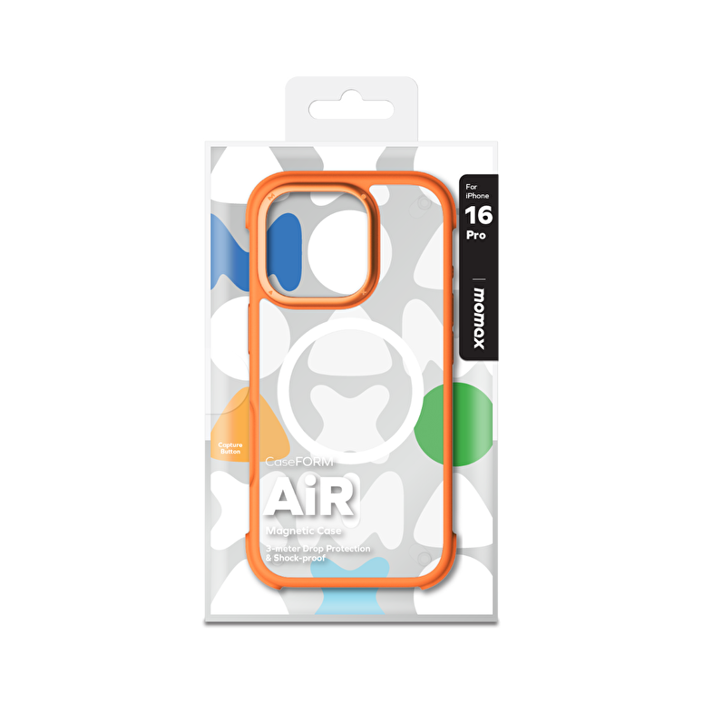 Momax iPhone 16 Pro Air Magsafe Kılıf - Turuncu 4894222077713